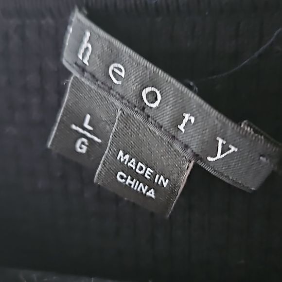 Theory "Alancy Mega" knit cap sleeve Dress large - Picture 6 of 8